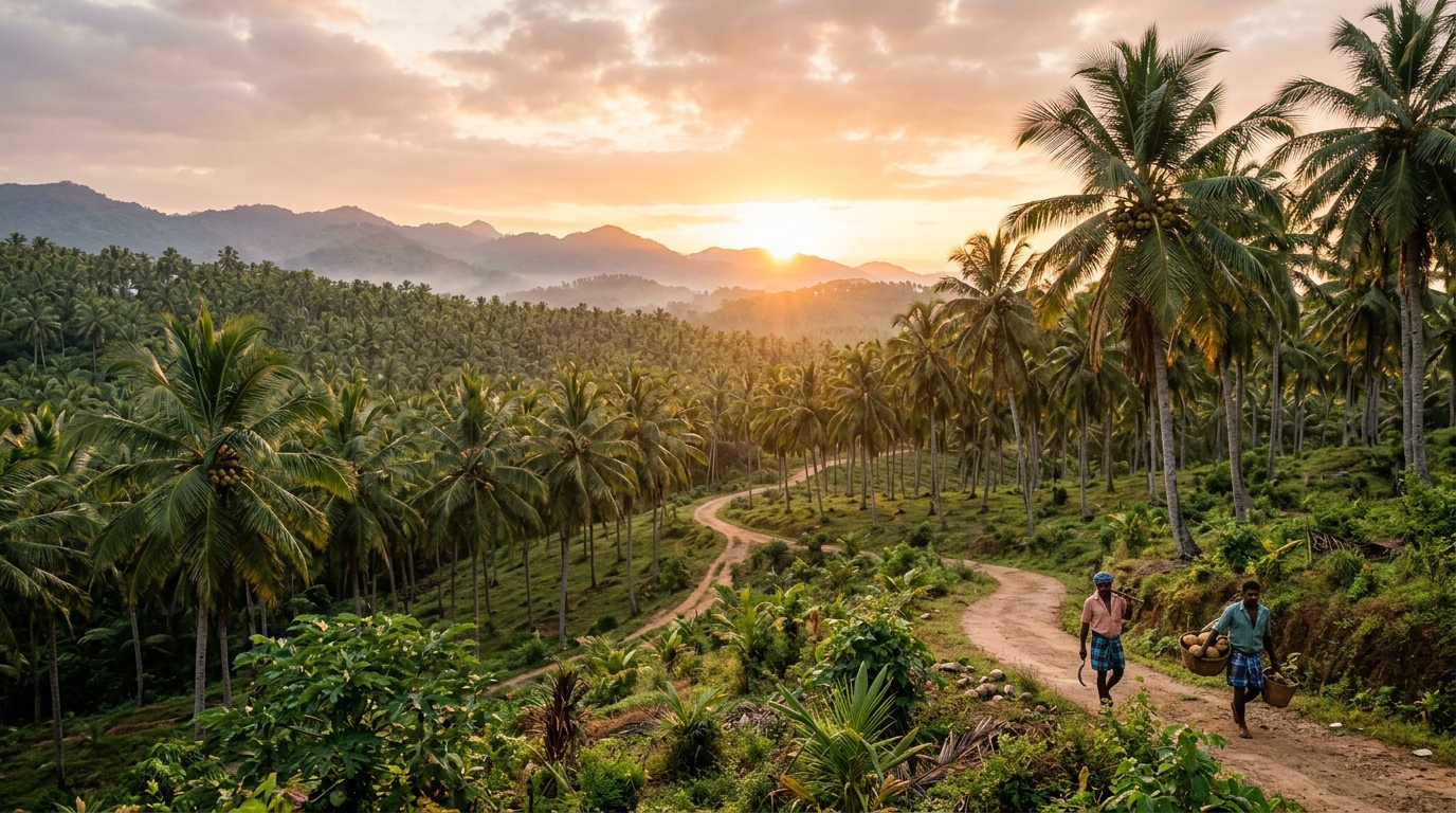 Sri Lanka Coconut Plantation